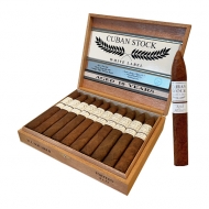 Cuban Stock White Label Torpedo Box Pressed